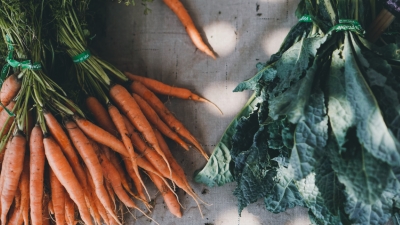 Carrots & kale